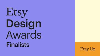 Revealing the 2024 Etsy Design Award Finalists [upl. by Firahs]