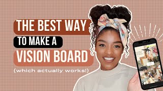 The BEST digital vision board app  Vision board 2023  How to make a vision board on your phone [upl. by Notnek616]