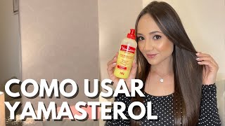 COMO POSSO USAR YAMASTEROL NO CABELO [upl. by Ecirtra]