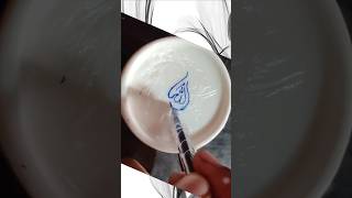 For Allah ❤️ tea ☕ art teaart allah arabicart islamicart calligraphy shortsfeed viralvideo [upl. by Kieran]