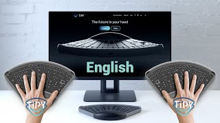 TiPY One Handed Keyboard Introduction [upl. by Elesig]