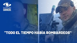 Colombiano que sobrevivió a la guerra en Ucrania regresó a Barranquilla [upl. by Yrac]