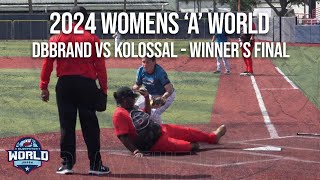 DBrand vs Kalossal  2024 Womens A World Winners Final Condensed Game [upl. by Flora128]