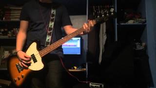 Tigers Jaw  The Sun Bass Cover [upl. by Randa]