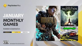 PS PLUS ESSENTIAL FREE GAMES JANUARY 2024  1 PS5 and 2 PS4 Games Free this month [upl. by Lurlene]