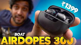 Best TWS Earbuds Under ₹1500 VALUE FOR MONEY ⚡️ boAt Airdopes 300 Review [upl. by Christy]