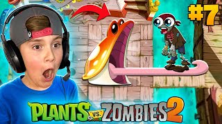 TOADSTOOL CAN EAT ZOMBIES AND BURP OUT SUNS Plants vs Zombies 2 Part 7 Pirate Seas [upl. by Oirifrop942]