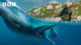 Uncovering the secrets of the TERRIFYING pliosaur 🦖  Attenborough and the Giant Sea Monster  BBC [upl. by Zaragoza]