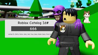 Never Use This Roblox CATALOG ID CODE in Roblox Brookhaven 🏡RP [upl. by Dita665]