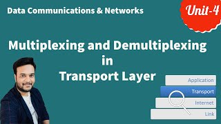 Multiplexing and demultiplexing in transport Layer  Data communications amp Networks [upl. by Lindly404]