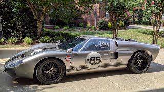 Ford GT40 Mkii Superformance Sound On Streets  Passenger Accelerations Downshifts Crackles Pops [upl. by Ohs]