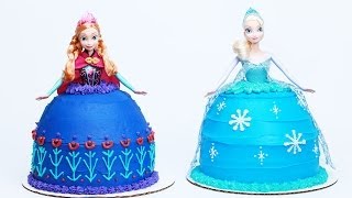 HOW TO MAKE A DISNEY PRINCESS SISTERS CAKE  NERDY NUMMIES [upl. by Harima]