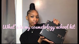 What’s in my cosmetology school kit Part 1 [upl. by Arabrab125]