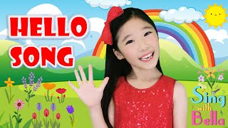 Hello Song Hello Hello How Are You with Lyrics and actions  Hello Song for Kids by Sing with Bella [upl. by Lissak]