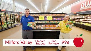 Woodmans  2023  Milford Valley Chicken Entrees and El Monterey Burritos [upl. by Ahsote]