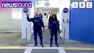 Spacecraft set to return to Earth  leaving astronauts behind  Newsround [upl. by Eihs189]