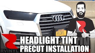 Rvinyl Precut Headlight Tint Installation [upl. by Blackmore]