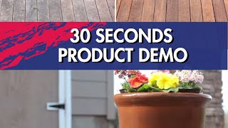 Product Demonstration  How 30 SECONDS Outdoor Cleaner Works [upl. by Fulmis]