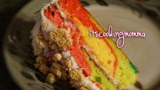 Sweet and fun TyeDye Cake Kitchenaid [upl. by Ahseekat]