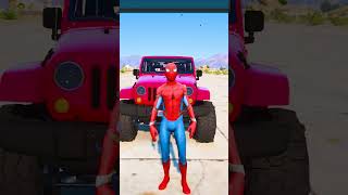 GTA 5  THAR VS SCORPION VS HARRIER JUMP CHALLENGE 2  shorts gta5 gta viral cartoon thar [upl. by Casimir]