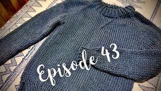 Knitting Podcast 43 Winter League Pullover Ripple Afghan FO Jenny Jacket Crunkled Socks  KAL [upl. by Siana998]