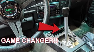 E30 Bmw Gets A Much Needed Short Throw Shifter Chassis Mounted [upl. by Relyhcs540]