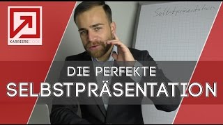 Vorstellungsgespräch  die perfekte Selbstpräsentation mit Beispiel [upl. by Airyt]