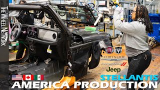 Stellantis Production in America – United States Canada Mexico  Chrysler Dodge Jeep Ram Fiat [upl. by Nonohcle]