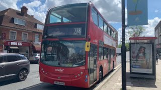 OLDEST ABELLIO IN TFL PT 1 Full Journey on Route 278  Nviro 400  SN59AWUAB 9523  4th May 2024 [upl. by Oznohpla]