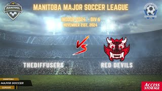 November 21st WSF Div 6 Diffusers vs Red Devils [upl. by Nnhoj214]