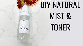 DIY HERBAL FACE MIST amp TONER  ULTIMATE SKIN HYDRATION [upl. by Carnahan643]