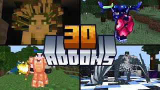 Top 30 ADDONS  MODS PARA MINECRAFT PE 12131 [upl. by Aicatsan]