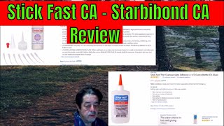 CA Glue  Starbond v Stick Fast Review [upl. by Niggem843]