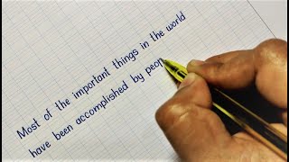 Write neat handwriting  Simple handwriting English  Neat handwriting styles [upl. by Adnawaj]