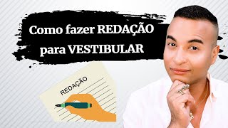 Como fazer uma REDAÇÃO para VESTIBULAR ONLINE Tutorial  método rápido [upl. by Auhesoj]