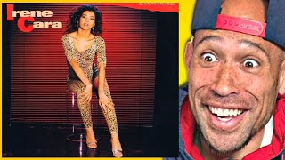 Rapper FIRST time REACTION to Irene Cara  Flashdance What A Feeling [upl. by Ailimac]