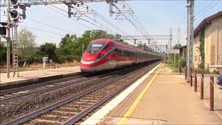 Trains In Italy  Desenzano Del Garda Station  July 2017 [upl. by Aelanna]