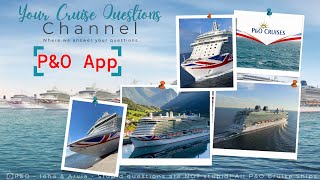 Using the PampO Cruises App  PampO Cruises [upl. by Lala]