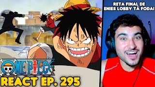 LUFFY VS LUCCI NAMI VS KALIFA React One Piece EP 295 [upl. by Odilia136]