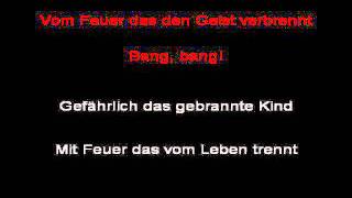 Rammstein  Feuer Frei instrumental with lyrics [upl. by Michaele]