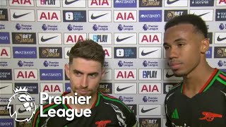 Arsenals Jorginho Gabriel so happy to leave Tottenham with win  Premier League  NBC Sports [upl. by Rojas]