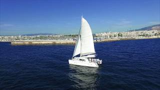 quotFantasyquot Sailing Lagoon 420 Catamaran for Charter in Greece  YachtSailinggr [upl. by Ammamaria260]