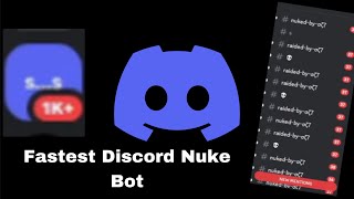 FREE Discord Nuke bot 2024 [upl. by Josephine]