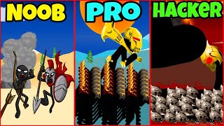 STICK WAR LEGACY  NOOB VS PRO VS HACKER [upl. by Joanie]