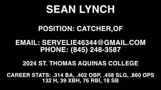 SEAN LYNCH BASEBALL [upl. by Necyrb]