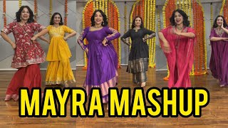 MAYRA MASHUP ROCKING FAST DANCE INVITING MAMA fmly WEDDING DANCE sangeet Mayra bhaath 9825373973 [upl. by Tichonn]