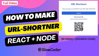 Build a URL Shortener with MERN Stack  Full StepbyStep Guide React Nodejs MongoDB [upl. by Papke]