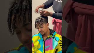 How to do finger coils 🔥🎥 fingercoils curlyhair naturalhair [upl. by Darrej490]