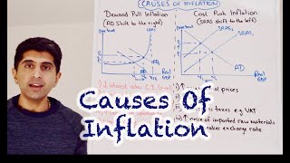 Y1 25 Causes of Inflation  Demand Pull and Cost Push Inflation [upl. by Autumn]