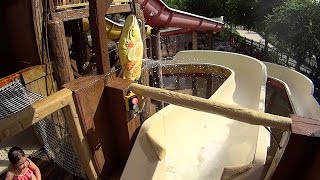 Hans Hideout Water Slide at Schlitterbahn New Braunfels [upl. by Gearalt]